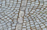 Cobbled street pattern
